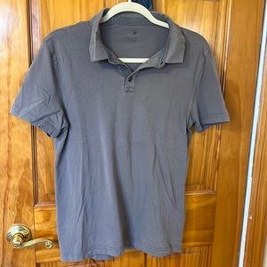 Mens Jf J. Ferrar Grey Polo Size Small